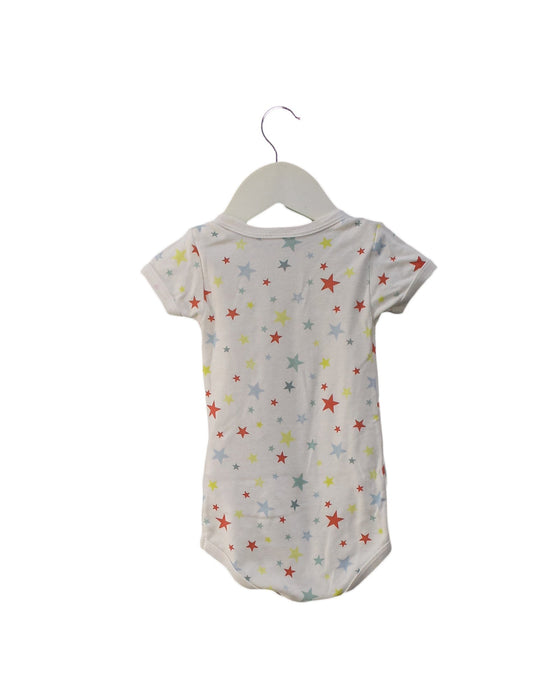 A White Short Sleeve Bodysuits from Petit Bateau in size 6-12M for neutral. (Back View)