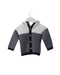 A Navy Cardigans from Emile et Rose in size 3-6M for boy. (Back View)