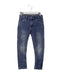 A Blue Jeans from La Compagnie des Petits in size 6T for girl. (Front View)