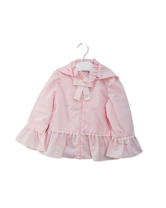 A Pink Lightweight Jackets from Nicholas & Bears in size 6T for girl. (Front View)