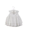 A White Short Sleeve Dresses from Trussardi in size 3-6M for girl. (Front View)