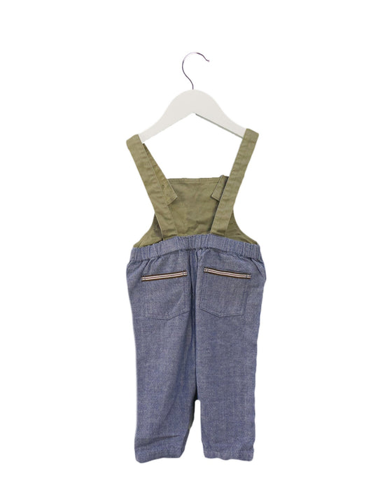 A Blue Long Overalls from Velveteen in size 6-12M for neutral. (Back View)