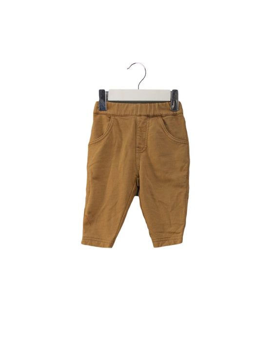 A Beige Casual Pants from Mides in size 3-6M for boy. (Front View)