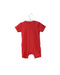 A Red Short Sleeve Rompers from Purebaby in size 3-6M for boy. (Back View)