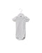 A White Short Sleeve Bodysuits from Petit Bateau in size 0-3M for girl. (Front View)