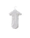 A White Short Sleeve Bodysuits from Petit Bateau in size 0-3M for girl. (Back View)