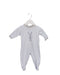 A Blue Long Sleeve Jumpsuits from Petit Bateau in size 0-3M for boy. (Front View)