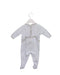 A Blue Long Sleeve Jumpsuits from Petit Bateau in size 0-3M for boy. (Back View)