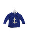 A Blue Knit Sweaters from Petit Bateau in size 3-6M for girl. (Front View)