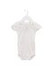 A Ivory Short Sleeve Bodysuits from Petit Bateau in size 3-6M for boy. (Front View)