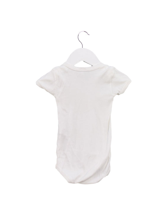 A Ivory Short Sleeve Bodysuits from Petit Bateau in size 3-6M for boy. (Back View)