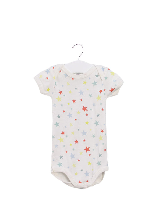 A Multicolour Short Sleeve Bodysuits from Petit Bateau in size 3-6M for boy. (Front View)