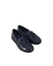 A Navy Loafers & Moccasins from Nicholas & Bears in size 5T for girl. (Front View)