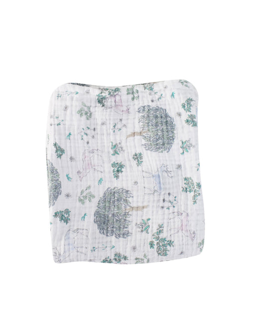 A White Swaddles from Aden & Anais in size O/S for girl. (Front View)