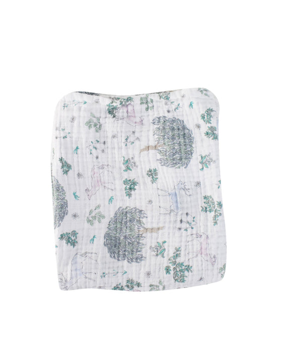 A White Swaddles from Aden & Anais in size O/S for girl. (Front View)