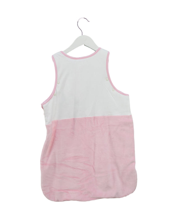 A Pink Sleepsacs from Chickeeduck in size 12-18M for girl. (Back View)