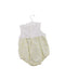 A Yellow Sleeveless Bodysuits from Bout'Chou in size 0-3M for girl. (Back View)