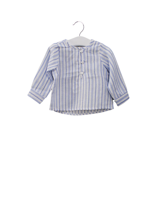 A Blue Long Sleeve Tops from Dadati in size 3-6M for boy. (Front View)