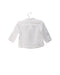 A White Shirts from Dadati in size 0-3M for boy. (Back View)