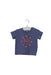 A Blue Short Sleeve T Shirts from Petit Bateau in size 3-6M for boy. (Front View)