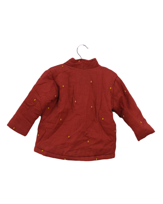 A Orange Lightweight Jackets from Soft Gallery in size 3-6M for neutral. (Back View)