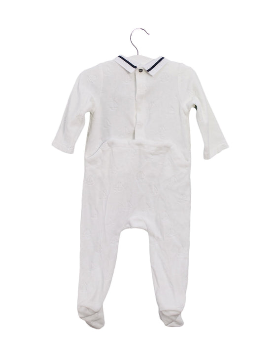 A White Onesies from Jacadi in size 3-6M for girl. (Back View)