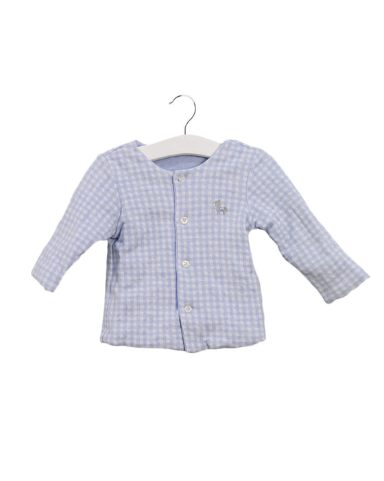 A Blue Cardigans from Mayoral in size 3-6M for boy. (Front View)