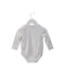 A White Long Sleeve Bodysuits from Mides in size 6-12M for neutral. (Back View)