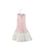 A Pink Sleeveless Dresses from Nicholas & Bears in size 2T for girl. (Back View)