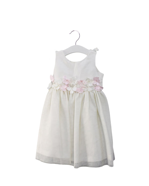A White Sleeveless Dresses from Jayne Copeland in size 2T for girl. (Front View)