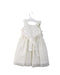A White Sleeveless Dresses from Jayne Copeland in size 2T for girl. (Back View)