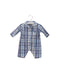 A Blue Onesies from The Little White Company in size 0-3M for boy. (Front View)