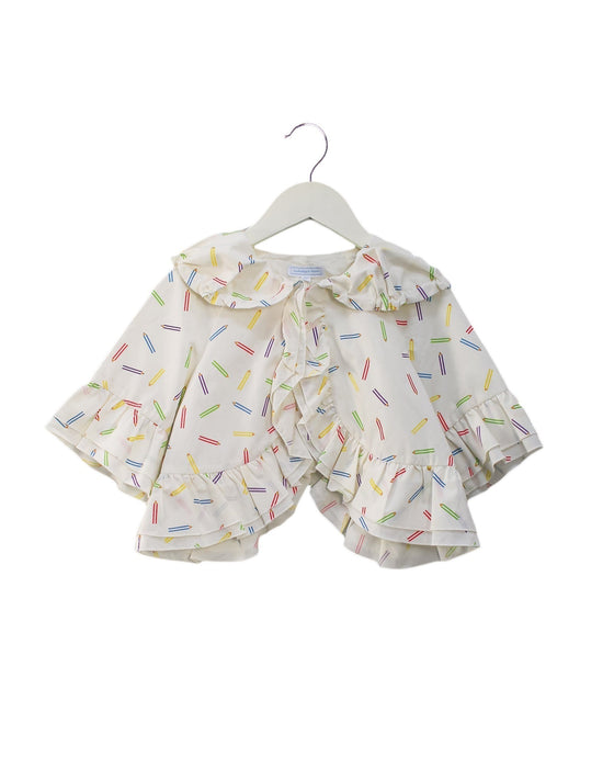 A Ivory Lightweight Jackets from Nicholas & Bears in size 6T for girl. (Front View)