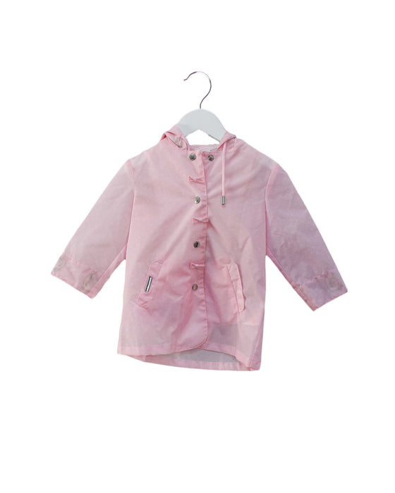 A Pink Rain Jackets from Nicholas & Bears in size 12-18M for girl. (Front View)