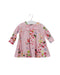 A Pink Long Sleeve Dresses from Baker by Ted Baker in size 0-3M for girl. (Front View)