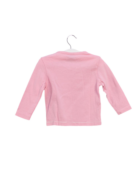 A Pink Long Sleeve Tops from s.Oliver in size 0-3M for girl. (Back View)