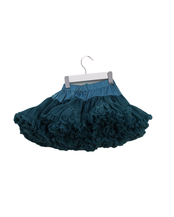 A Green Tulle Skirts from Bob & Blossom in size 0-3M for girl. (Back View)