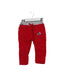 A Red Casual Pants from La Compagnie des Petits in size 6-12M for girl. (Front View)