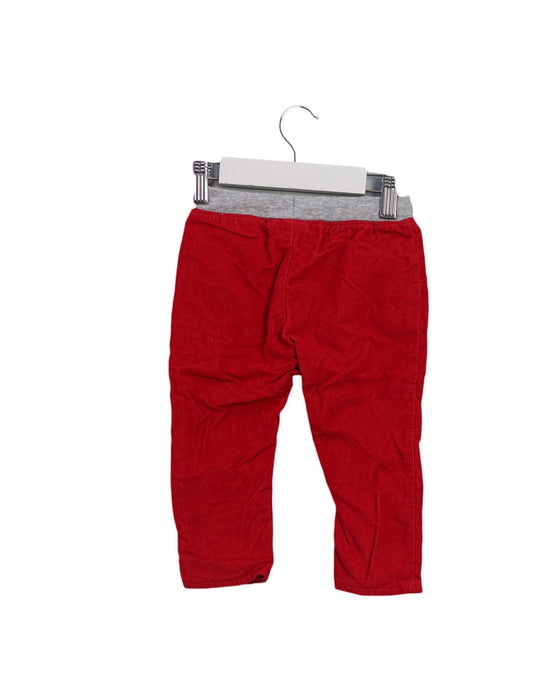 A Red Casual Pants from La Compagnie des Petits in size 6-12M for girl. (Back View)