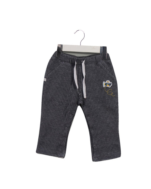 A Grey Casual Pants from La Compagnie des Petits in size 6-12M for boy. (Front View)