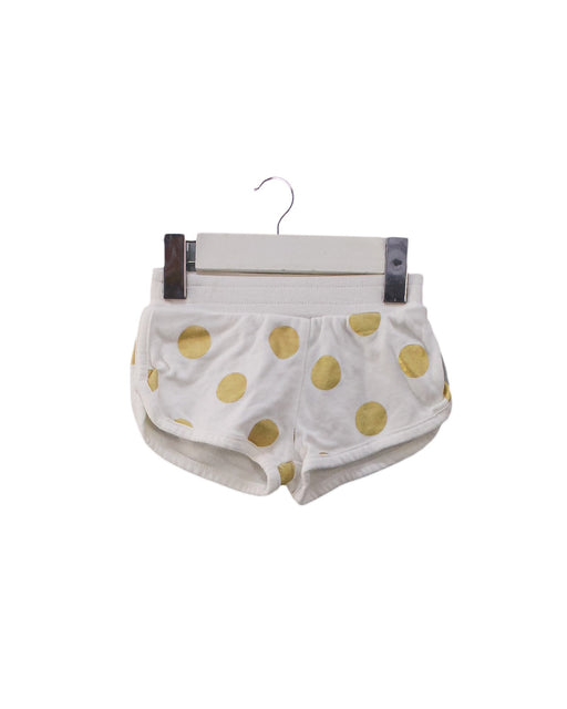 A Gold Shorts from Seed in size 0-3M for girl. (Front View)