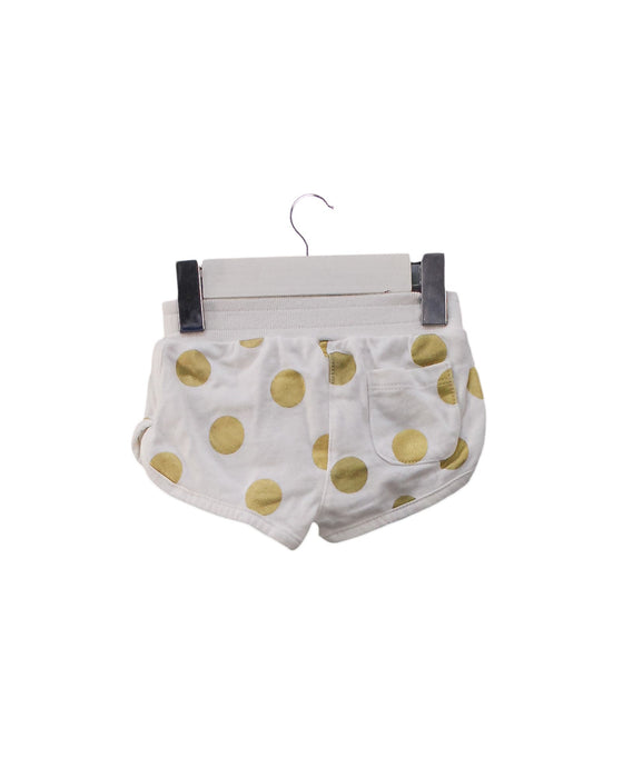 A Gold Shorts from Seed in size 0-3M for girl. (Back View)