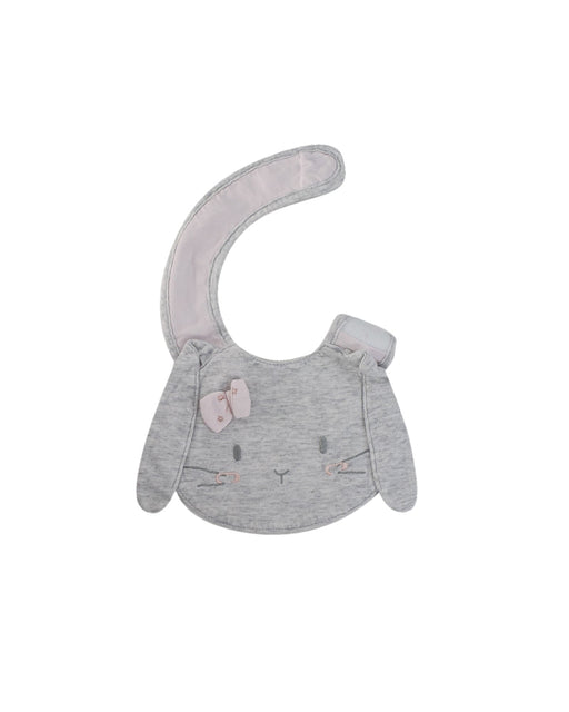 A Grey Bibs from Mides in size Newborn for girl. (Front View)