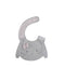 A Grey Bibs from Mides in size Newborn for girl. (Front View)