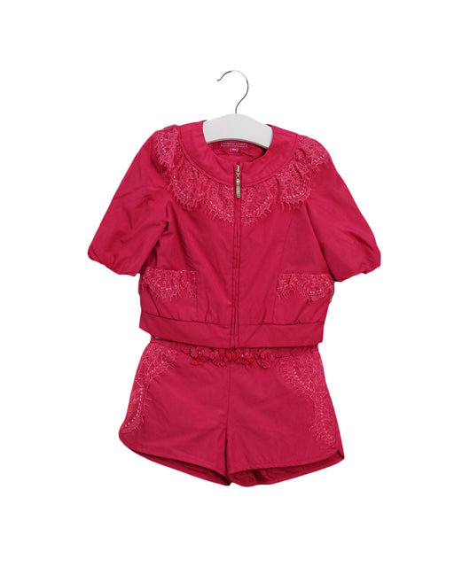A Pink Shorts Sets from Nicholas & Bears in size 12-18M for girl. (Front View)