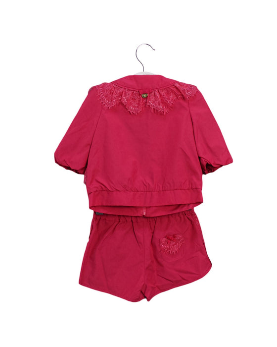 A Pink Shorts Sets from Nicholas & Bears in size 12-18M for girl. (Back View)