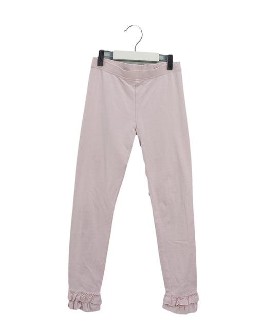A Pink Leggings from Crewcuts in size 12Y for girl. (Front View)