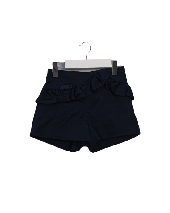 A Navy Shorts from Nicholas & Bears in size 4T for girl. (Front View)