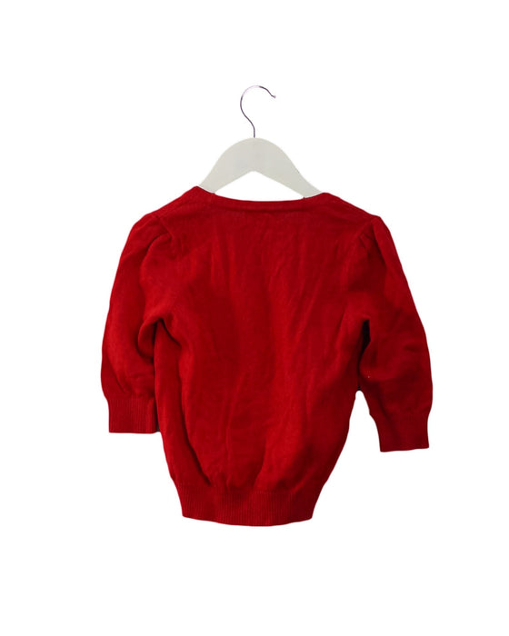 A Red Cardigans from Nicholas & Bears in size 3T for girl. (Back View)