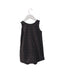 A Grey Sleeveless Rompers from Le Petit Society in size 3-6M for girl. (Back View)